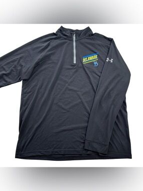 Under Armour University of Delaware Blue Hens 1/4 Zip Performance Pullover sz XL